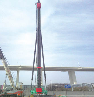 JB160A Hidrolik Yürüyü? Piling Rig7